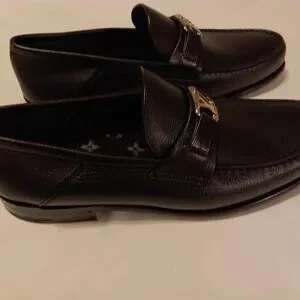 Louis Vuitton | Shoes | Louis Vuitton Black Leather Dress 